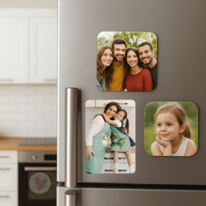 Imán Personalizado con Foto   – Rectangular Imán de Nevera Personalizado