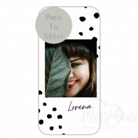 Funda Personalizada con Foto Diseño Lunares - Imagen 4