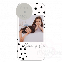 Funda Personalizada con Foto Diseño Lunares - Imagen 5