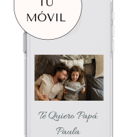 Funda Personalizada con Foto Te Quiero Papá