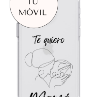 Funda Personalizada  Te Quiero Mamá Silueta