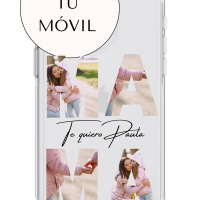 Funda Personalizada con Foto Letras Mamá