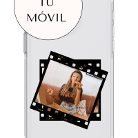 Funda Personalizada con Foto Diseño Foto Instantánea Carrete Fondo Transparente