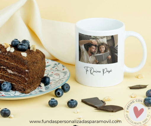 Taza Personalizada con Foto Diseño Papá- Te Quiero Papá /Tío /Abuelo/Amigo ...