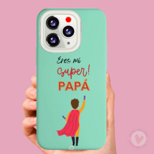 Funda Personalizada con Frase Super Papa