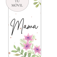 Funda Personalizada Mama Dibujo Flor