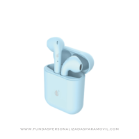 Auriculares Bluetooth Inalambricos estilo Airpods NC3262 AZ Auriculares TWS Bluetooth 5.3, Bateria (30mAh*2)Con Estuche Recargable 300mAh, Azul