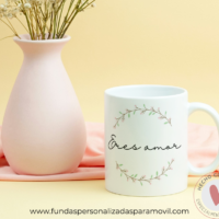 Taza Personalizada con Foto Diseño Eres Amor - Imagen 2