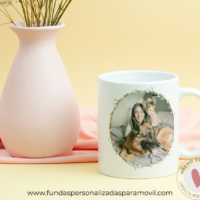 Taza Personalizada con Foto Diseño Eres Amor - Imagen 3