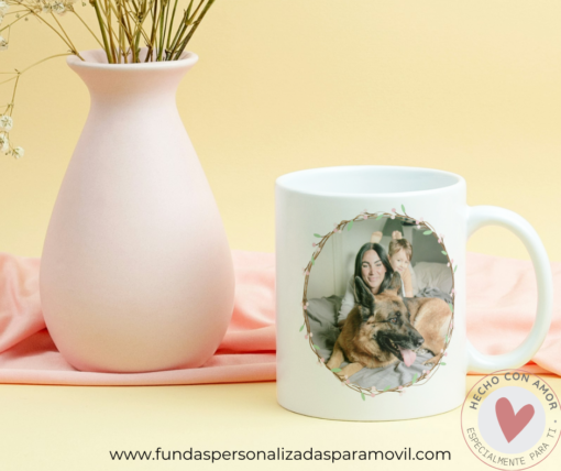 Taza Personalizada con Foto Diseño Eres Amor - Imagen 3