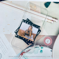 Funda Personalizada con Foto Diseño Foto Instantánea Carrete Fondo Transparente - Imagen 2
