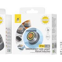 Luz de Emergencia Coche Homologado V16, LED Intensivo con 2 modos, Base Magnetica, Incluye Pilas, Impermeable, Negro NR9210 NE