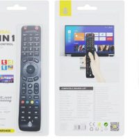 Mando Televisión  NR9486 NE Mando Universal a Distancia LCD/LED TV  25 EN 1, Sin Programacion, Bateria 2*AAA(No Incluido), Negro