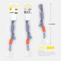 Cuerda Universal para Móvil NR9511 Correa de Nylon Ajustable 9-69CM para Movil 4.7-7 Pulgadas, Gris+Naranja