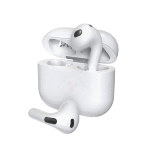 Auriculares Bluetooth Inalambricos estilo Airpods NC3265 BL Auriculares Bluetooth TWS Bastian Bateria lition(25mAh*2) con estuche cargable(180mAh), Soporta Carga Inalambrica, Blanco