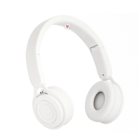 Auriculares Cascos Bluetooth Inalámbricos NC3267 BL Auriculares Casco Bluetooth 5.0 Para Ninos con microfono y Botones Multifunciones, Soporta Tarjeta TF(64G), Bateria 200mAh, Blanco