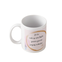 Taza Personalizada con Frase Si la Vida es Una fiesta quiero que me saques a Bailar - Imagen 6