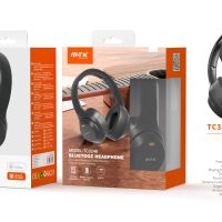 Auriculares Cascos Bluetooth Inalámbricos TC3248 NE Auriculares Casco Bluetooth 5.3 Plegable con microfono y Botones Multifunciones, Soporta Aux/Tarjeta TF(32G), Bateria 200mAh, Negro - Imagen 2
