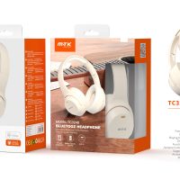 Auriculares Cascos Bluetooth Inalámbricos TC3248 PT Auriculares Casco Bluetooth 5.3 Plegable con microfono y Botones Multifunciones, Soporta Aux/Tarjeta TF(32G), Bateria 200mAh, Plata - Imagen 2