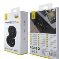 Auriculares Bluetooth Inalambricos estilo Airpods NC3275 NE Auriculares Cool TWS Bluetooth 5.3, Bateria Earbuds 30mAh*2 + Estuche 200mAh, con pantalla digital, 4h de uso, Negro - Imagen 2
