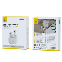 Auriculares Bluetooth Inalambricos estilo Airpods NC3278 BL Auriculares Bluetooth TWS (30mAh*2) con estuche cargable(200mAh), Blanco - Imagen 2
