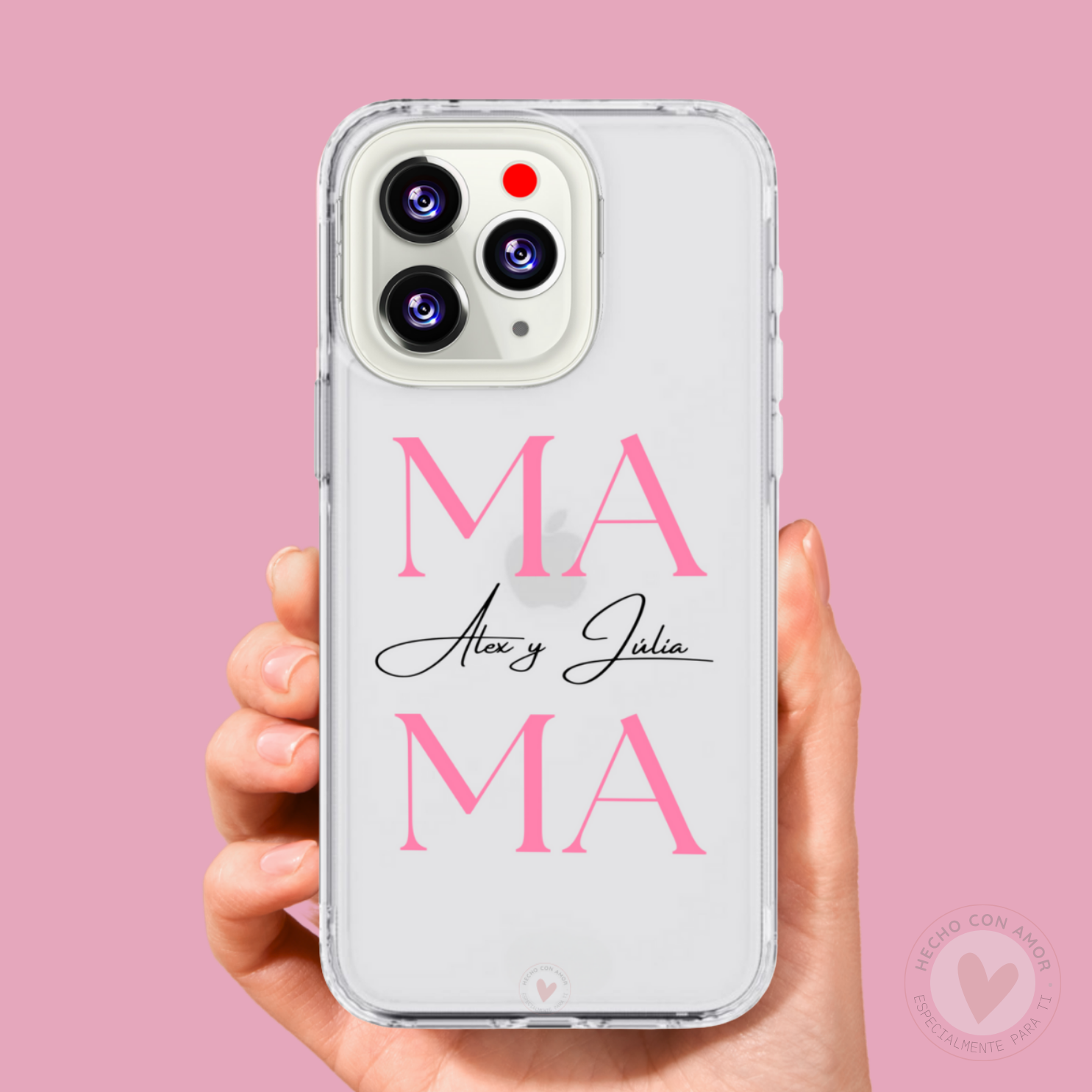 Funda Personalizada Diseño Mamá + Nombre