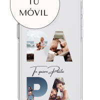 Funda Personalizada con Foto Letras Papá - Imagen 2
