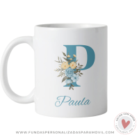 Taza Personalizada con Frase Significado de Nombre e Inicial - Imagen 6