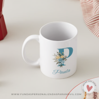 Taza Personalizada con Frase Significado de Nombre e Inicial - Imagen 4