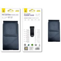 Funda Universal Cinturón J4443 NE Funda de cinturon magnetico vertical para Smartphone con cuero PVC, Para movil hasta 6.3 pulgadas, Negro - Imagen 2