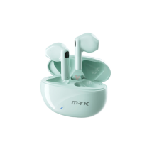 Auriculares Bluetooth Inalambricos estilo Airpods TC3252, VE Auriculares TWS Muffin Bluetooth 5.3, Batería (30mAh*2) con Estuche Recargable 300mAh, Verde
