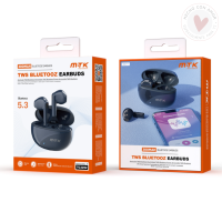 Auriculares Bluetooth Inalambricos estilo Airpods TC3252,AM Auriculares TWS Muffin Bluetooth 5.3, Batería (30mAh*2) con Estuche Recargable 300mAh, Azul Marino - Imagen 2