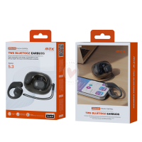 Auriculares Bluetooth Inalambricos estilo Airpods TC3249 NE Auriculares TWS Big G Bluetooth 5.3, estilo Deportivo, Batería (30mAh*2) con Estuche Recargable 200mAh con Pantalla digital, Negro - Imagen 2