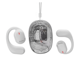 Auriculares Bluetooth Inalambricos estilo Airpods TC3249 BL Auriculares TWS Big G Bluetooth 5.3, estilo Deportivo, Batería (30mAh*2) con Estuche Recargable 200mAh con Pantalla digital, Blanco