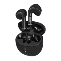 Auriculares Bluetooth Inalambricos estilo Airpods NC3280 NE  Auriculares TWS Bluetooth 5.3, Bateria (25mAh*2）Con Estuche Recargable 180mAh, Negro