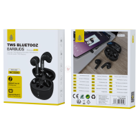 Auriculares Bluetooth Inalambricos estilo Airpods NC3280 NE  Auriculares TWS Bluetooth 5.3, Bateria (25mAh*2）Con Estuche Recargable 180mAh, Negro - Imagen 2