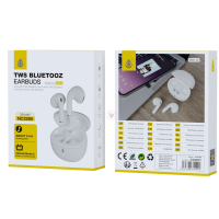 Auriculares Bluetooth Inalambricos estilo Airpods NC3280 BL Auriculares TWS Bluetooth 5.3, Bateria (25mAh*2）Con Estuche Recargable 180mAh, Blanco - Imagen 2