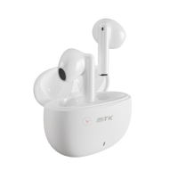 Auriculares Bluetooth Inalambricos estilo Airpods TC3257 BL Auriculares TWS Bluetooth 5.3, Bateria (30mAh*2）Con Estuche Recargable 300mAh, Blanco