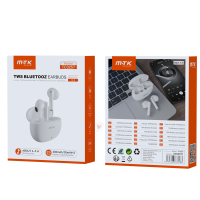 Auriculares Bluetooth Inalambricos estilo Airpods TC3257 BL Auriculares TWS Bluetooth 5.3, Bateria (30mAh*2）Con Estuche Recargable 300mAh, Blanco - Imagen 2