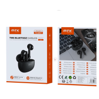 Auriculares Bluetooth Inalambricos estilo Airpods TC3257 NE Auriculares TWS Bluetooth 5.3, Bateria (30mAh*2）Con Estuche Recargable 300mAh, Negro - Imagen 2