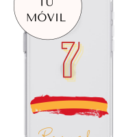Funda Personalizada Diseño Bandera España Número y Nombre - Imagen 3