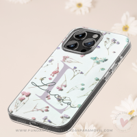 Funda Personalizada Diseño Flores con Nombre - Imagen 2