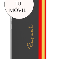 Funda Personalizada Diseño Bandera España y Nombre - Imagen 3