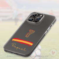 Funda Personalizada Diseño Bandera España Número y Nombre - Imagen 2