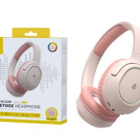 Auriculares Cascos Bluetooth Inalámbricos NC3285 RS Auriculares Casco plegable con luz Led Bluetooth 5.3, Soporta AUX 3.5mm/TF 32G (Max)Bateria 300mAh, Rosa - Imagen 2