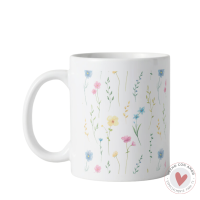 Taza Personalizada con Nombre  Diseño Flores - Imagen 8