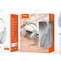 Auriculares Cascos Bluetooth Inalámbricos TC3275 PT Auricular Bluetooth 5.3 plegable, Bateria 300mAh, Plata - Imagen 2