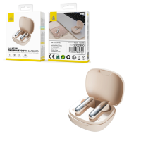 Auriculares Bluetooth Inalambricos estilo Airpods NC3290 BL+OR Auriculares TWS Bluetooth 5.3, Bateria (30mAh*2) Con Estuche Recargable 230mAh, Blanco+Oro