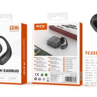 Auriculares Bluetooth Inalambricos estilo Airpods TC3312 NE Auriculares Bluetooth 5.3 Smart Touch, Bateria 110mAh, Negro - Imagen 2