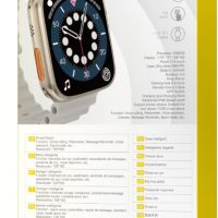 Reloj Inteligente NR9534 BL Reloj Inteligente con bluetooth 5.0, Pantalla tactil de 1.73 pulgadas, Soporta llemadas, Asistente de Voz,Impermeable IP65, Bateria 150mAh, Soporta Andriod y IOS, Blanco - Imagen 2